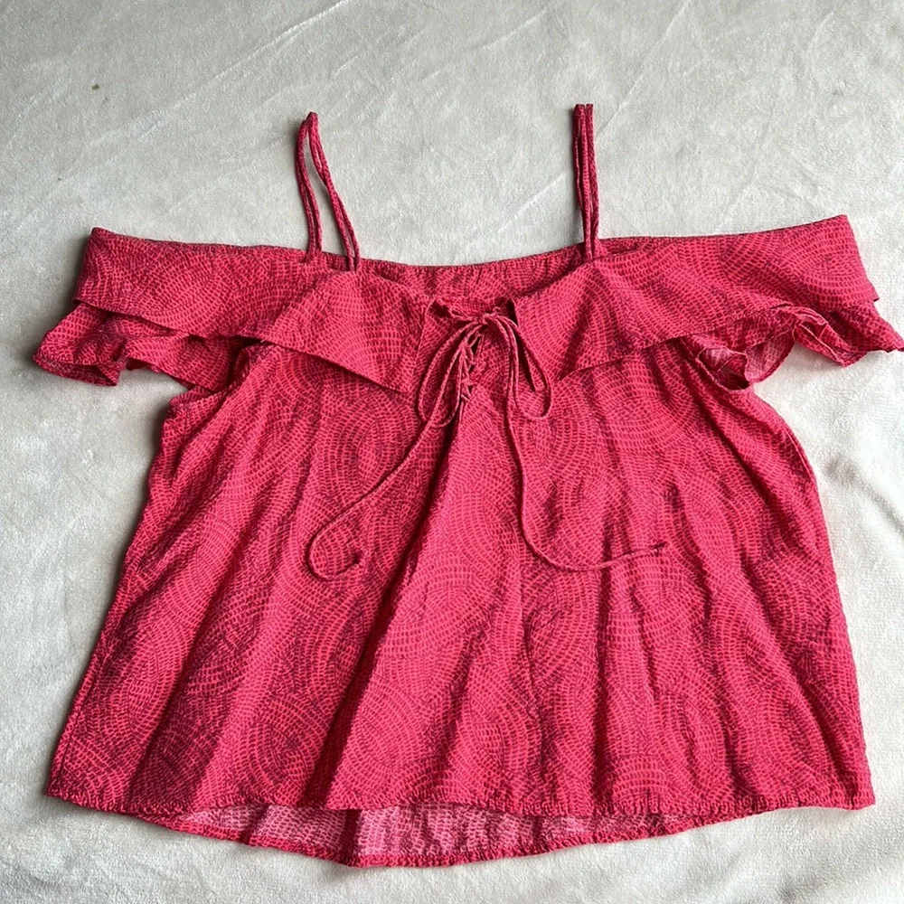 Anthropologie Maeve Mandalay Off the Shoulder Top - Picture 3 of 5